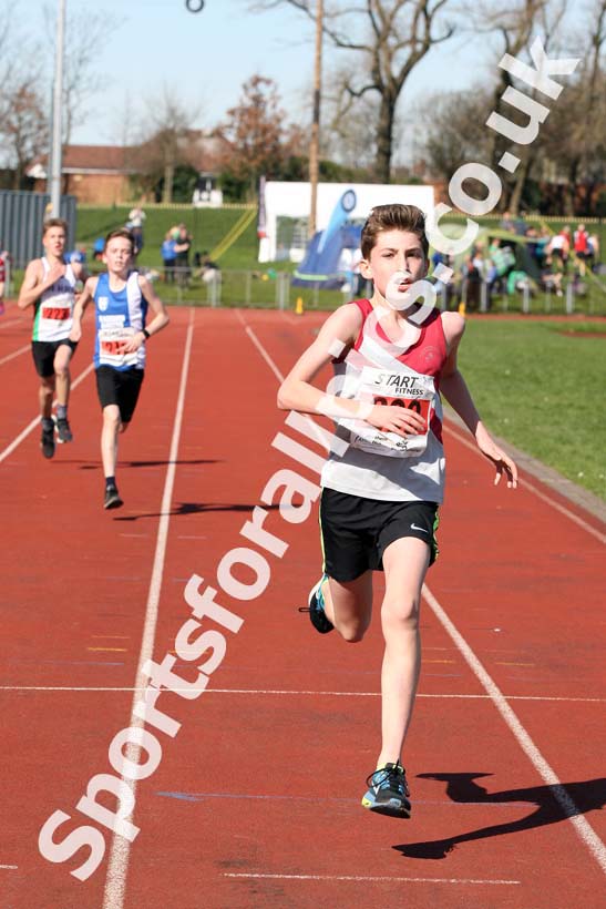 Boys Under-15s 5k Road Race, Stanley Park, Blackpool. Photo: David T. Hewitson/Sports for All Pics